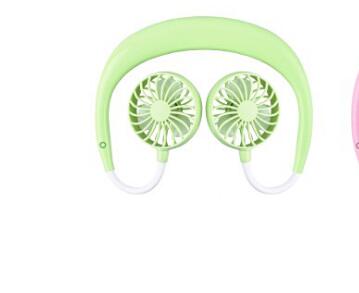 Charging portable lazy fan student desktop fan hanging neck