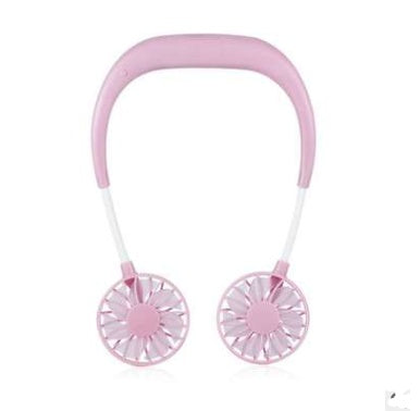 Charging portable lazy fan student desktop fan hanging neck
