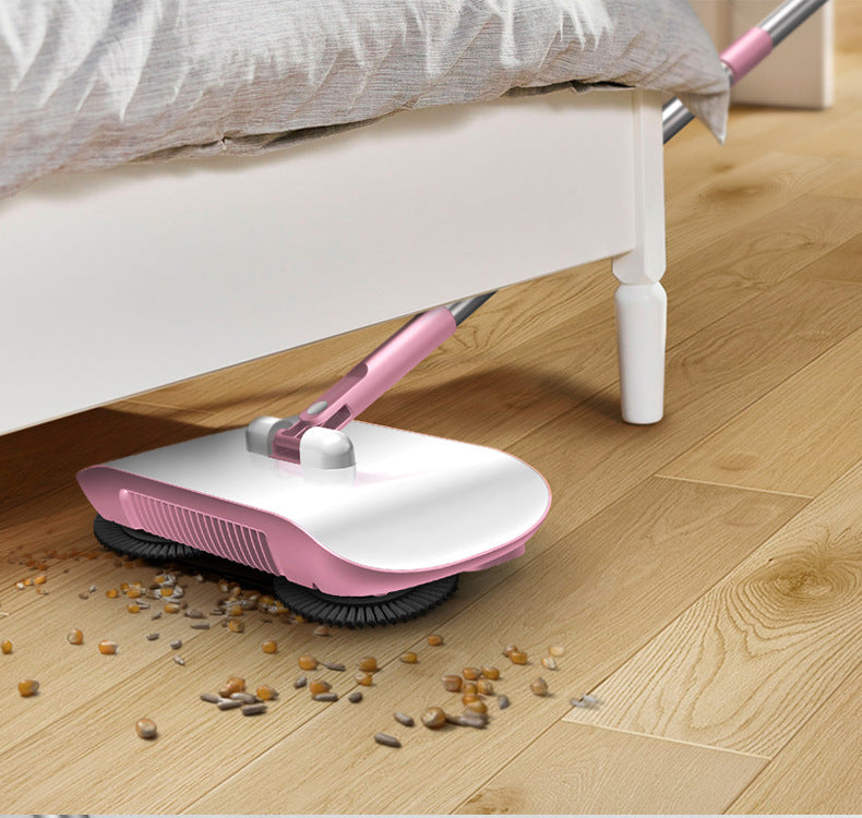 Hand Push Sweeper Household Broom Dustpan Mop 
