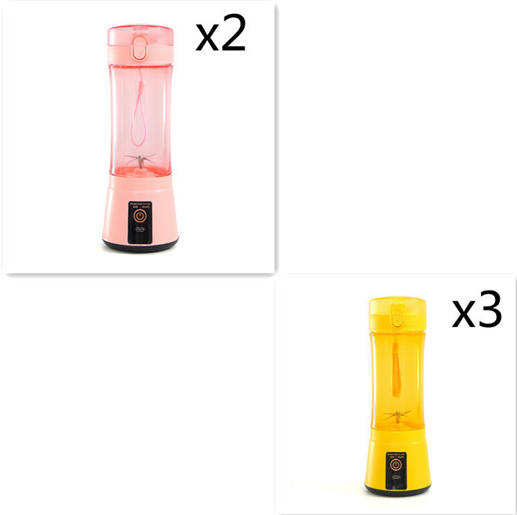 Portable Electric Fruit Juicer Wireless USB Rechargeable 