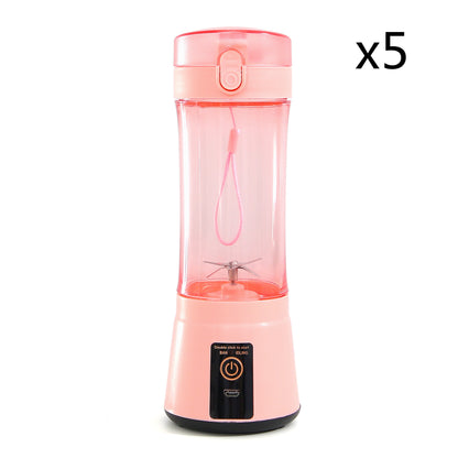 Portable Electric Fruit Juicer Wireless USB Rechargeable 