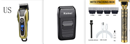 Professional Hair Clipper Rechargeable Electric Beard Trimmer