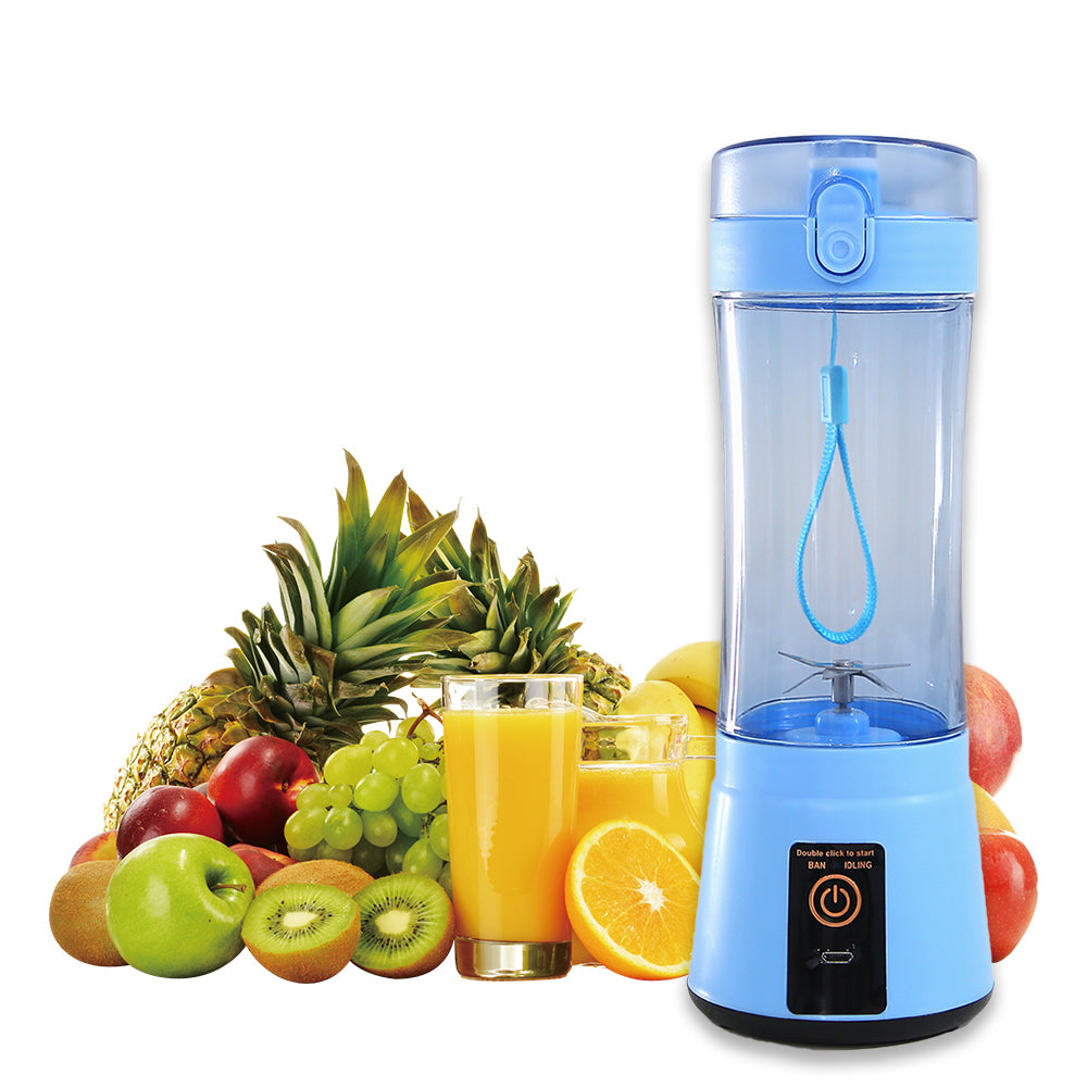 Portable Electric Fruit Juicer Wireless USB Rechargeable 