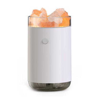 Air Humidifier Crystal Salt Stone Desktop Aromatherapy 