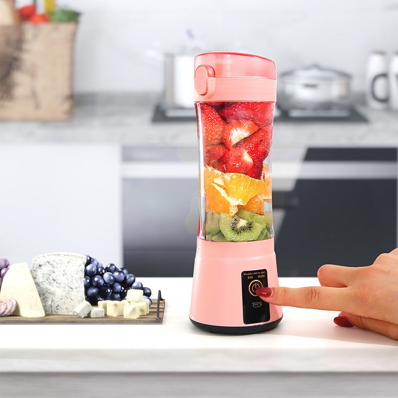 Portable Electric Fruit Juicer Wireless USB Rechargeable 