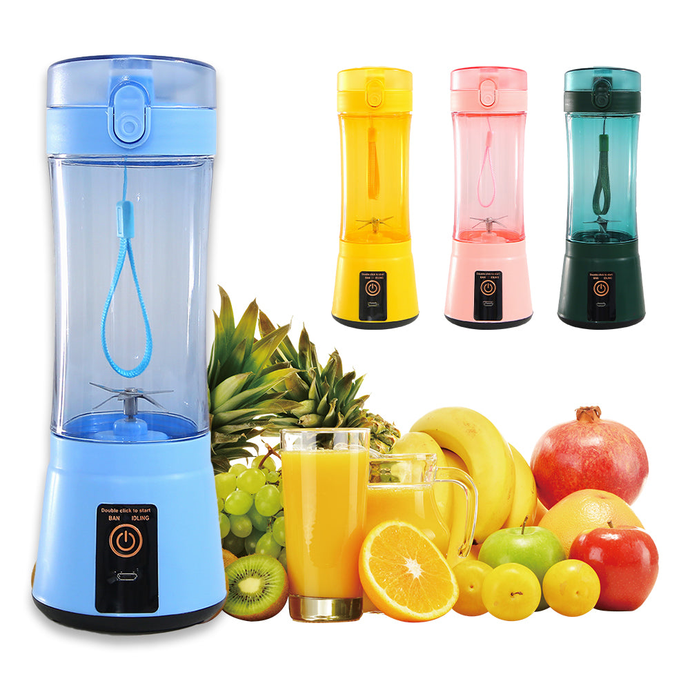 Portable Electric Fruit Juicer Wireless USB Rechargeable 