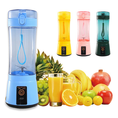 Portable Electric Fruit Juicer Wireless USB Rechargeable 