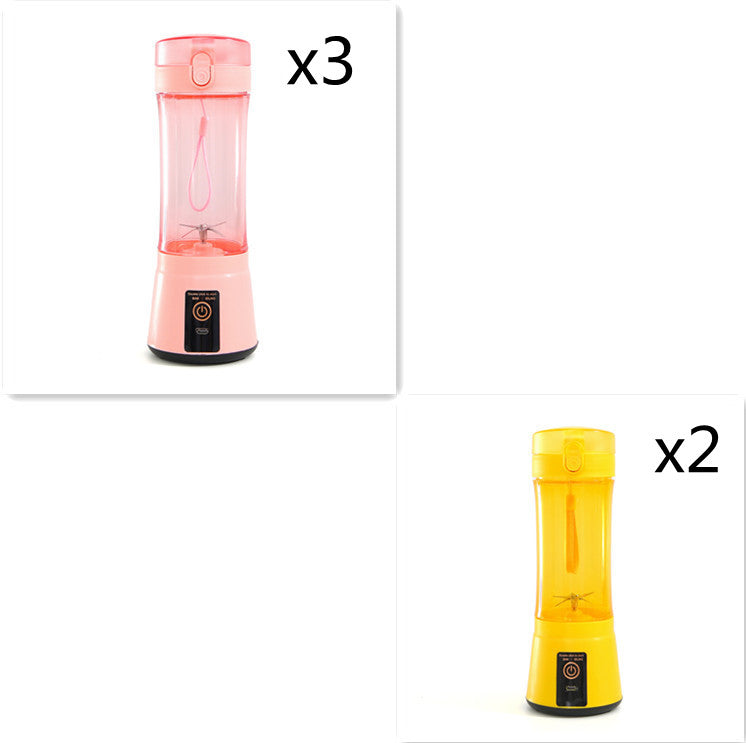 Portable Electric Fruit Juicer Wireless USB Rechargeable 