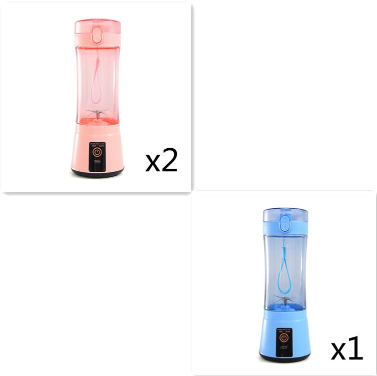 Portable Electric Fruit Juicer Wireless USB Rechargeable 
