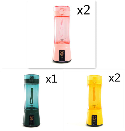 Portable Electric Fruit Juicer Wireless USB Rechargeable 