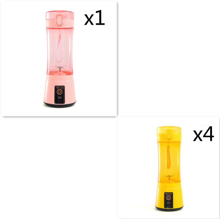 Portable Electric Fruit Juicer Wireless USB Rechargeable 