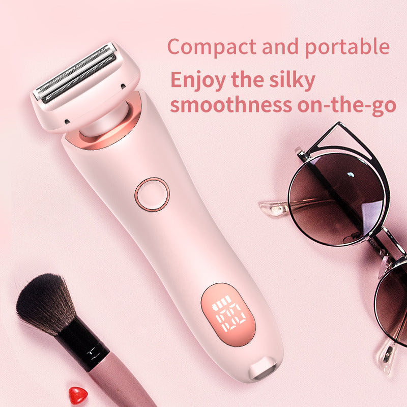 2 In 1 Hair Removal Epilator USB Rechargeable Trimmer 