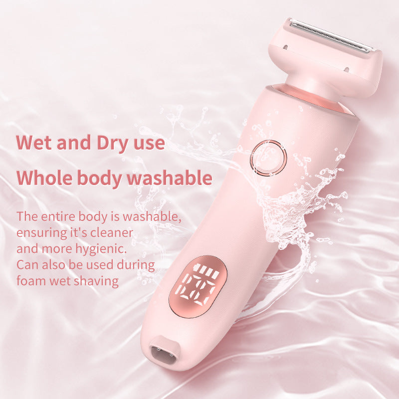 2 In 1 Hair Removal Epilator USB Rechargeable Trimmer 