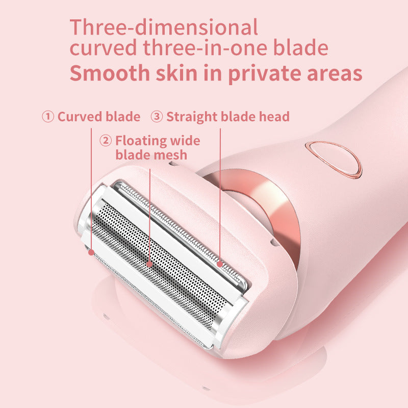 2 In 1 Hair Removal Epilator USB Rechargeable Trimmer 