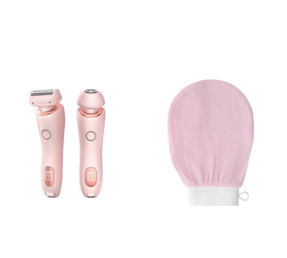 2 In 1 Hair Removal Epilator USB Rechargeable Trimmer Women Body