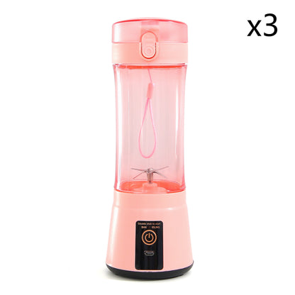 Portable Electric Fruit Juicer Wireless USB Rechargeable 