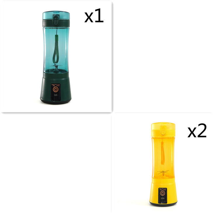 Portable Electric Fruit Juicer Wireless USB Rechargeable 