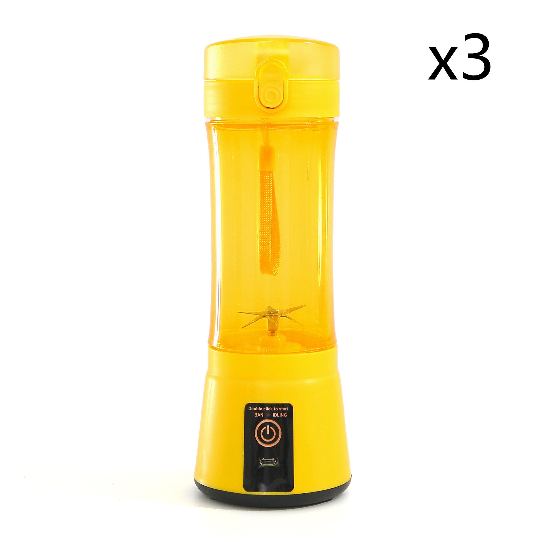 Portable Electric Fruit Juicer Wireless USB Rechargeable 