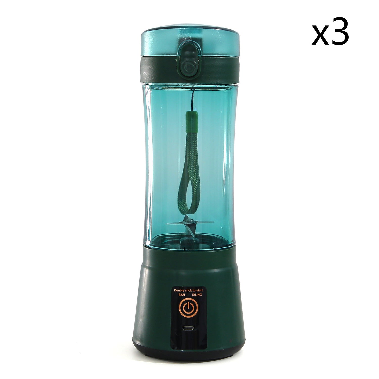 Portable Electric Fruit Juicer Wireless USB Rechargeable 